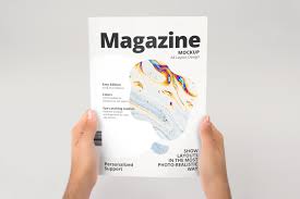 Best free book and magazine mockups from the trusted websites. A4 Magazine Mockup In Stationery Mockups On Yellow Images Creative Store