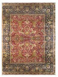 mansions red traditional handmade rugs
