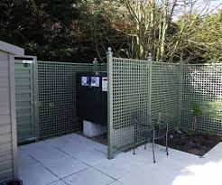 Secluded Areas With Wooden Garden Screening