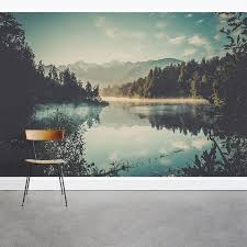 Here, your favorite looks cost less than you thought possible. Wallums Wall Decor Morning At The Lake 8 X 144 3 Piece Wall Mural Wayfair