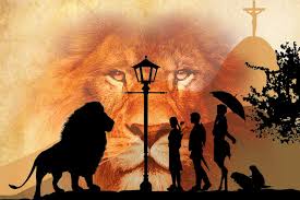 lord with aslan as christ