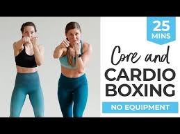 25 minute cardio kickboxing workout