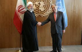 Image result for ‫بازگشت روحانی از سازمان ملل‬‎