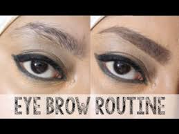 eye brow tutorial no plucking no