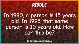 in 1990 a person is 15 years old in