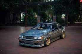 1986 toyota corolla ae86 with nissan