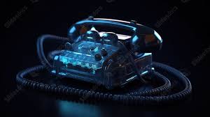 corded phone powerpoint background