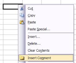 How To Add Comments To An Excel Worksheet Cell
