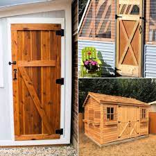 20 DIY Shed Door Ideas (Free Plans)| How to Build a Shed Door