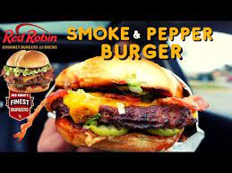 red robin smoke and pepper burger