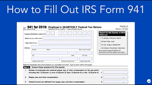 how to fill out irs form 941 simple