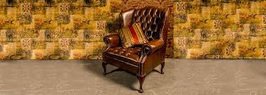 Blenheim Leather Chesterfield Chair