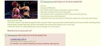 Anon plays a wrestling video game : r/4chan