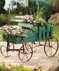 Wagon Planter Garden Wagon Garden Cart