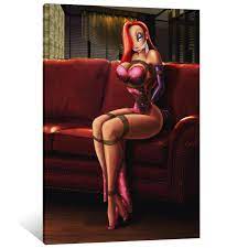 Amazon.com: IXX Jessica Rabbit Tied Up Gagged Poster Decorative Painting  Canvas Wall Art Living Room Posters Bedroom Painting 16x24inch(40x60cm):  Posters & Prints