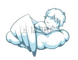 Watercolor angel putti vector pattern. Dormir Petit Ange Banque D Images 23119020 Angel Vector Angel Drawing Angel Illustration