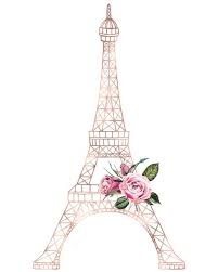 Rose Gold Paris Wall Art Eiffel Tower