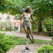 Life Size Bronze Angel Statue For