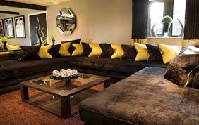 throw pillows for brown couch colors