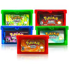 Amazon.com: 5 Pcs Pokemon Emerald Ruby Sapphire FireRed LeafGreen Version GBA  Game, Pocket Monster Third-Party Cards Gameboy Cartridge Compatible with  GBM/GBA/SP/NDS/NDSL (Reproduction Game Cards) : Everything Else