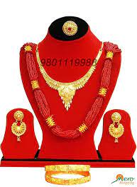 gold plated jewellery sets includes