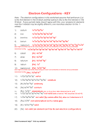 Electron configuration worksheet answers key electron configuration worksheet w311 livinghealthybulletin best table periodic collections examples electron con. Electron Configurations Worksheet Practice Worksheets Electron Configuration Geometry Worksheets Practices Worksheets