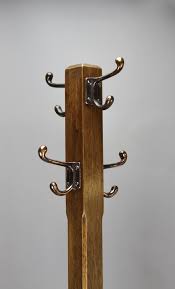 Arts Crafts Oak Coat Rack Stick