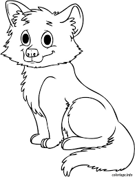 More images for dessin de loup facile a dessiner » Coloriage Bebe Loup Facile Jecolorie Com