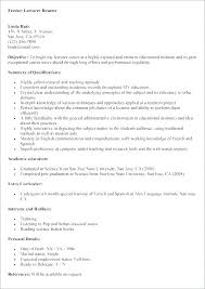Resume Job Objective Sample Englishor Com