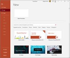 create a presentation in powerpoint