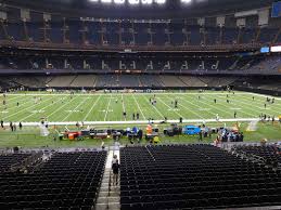 Mercedes Benz Superdome View From Club Level 265 Vivid Seats