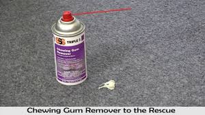 how to remove gum from carpet you