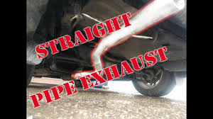 Therefore, a race car style exhaust system is a bad upgrade for a street vehicle. How To Build Straight Pipe Muffler Delete Youtube