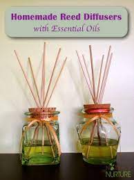 homemade reed diffusers with essential