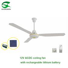 solar ceiling fan with easy charge