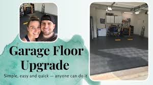 easy garage floor upgrade modular