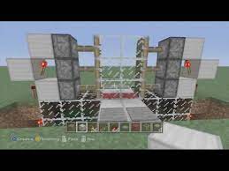 Minecraft Xbox 3x2 Tall Piston Door