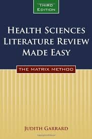 The Review Matrix Matrix Method For Literature Review