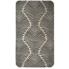 a zebra rug 7 x 4 ft art deco design