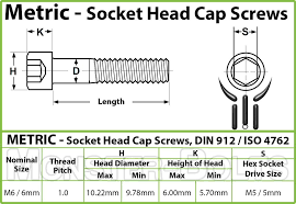M6 Titanium Torx Socket Head Cap Screws Din 912 Iso 4762