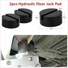 slotted rail floor jack disk rubber pad