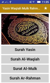 Surah e ya'sin , read holy quran online at equraninstitute. Yasin Al Waqiah Al Mulk Ar Rahman Al Kahf For Android Apk Download