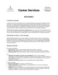 Job Resume Objective Examples Free New What To Put In