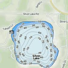 Silver Lake Fishing Map Us_mi_16_82 Nautical Charts App