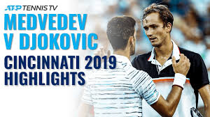 Medvedev has only ever come up against members of the big 3. Novak Djokovic Vs Daniil Medvedev Cincinnati 2019 Extended Highlights Youtube