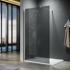 In Shower Panel Wetroom Smoked Glass