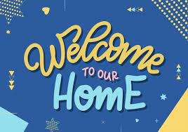 welcome home banner vectors