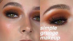 simple grunge makeup tutorial smokey