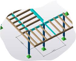 overhang flat roof timber joists