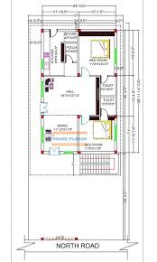 House Plan With 3 Bedrooms And Living Hall